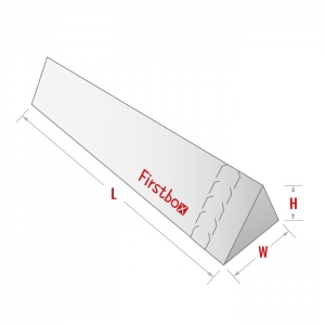 Triangular tube box with zipper dimensions